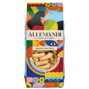 Rigatoni - Pasta di semola di grano duro - Allemandi
